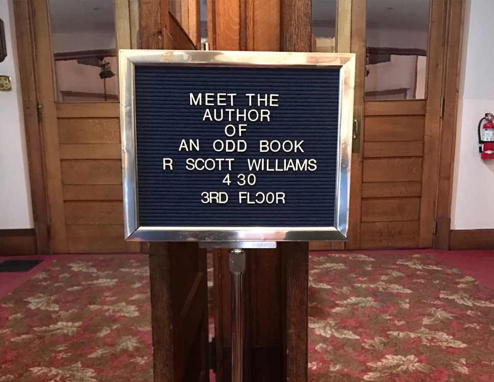 An Odd Book Launch