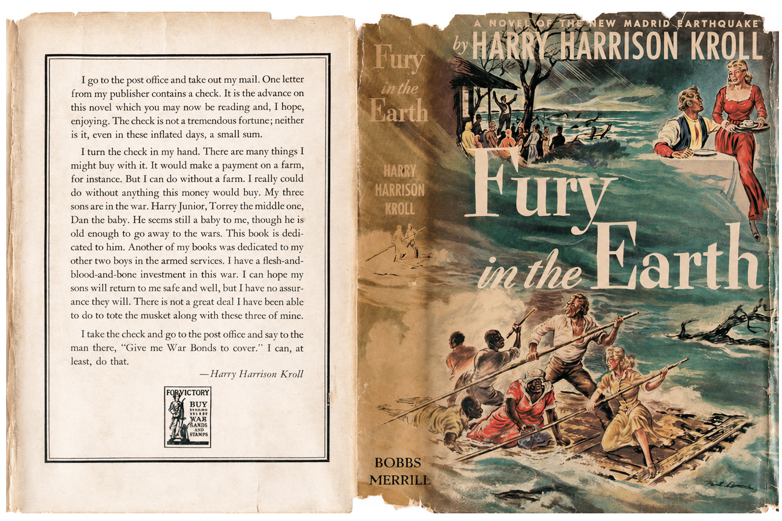 “Fury in the Earth”: Harry Harrison Kroll and the New Madrid Earthquakes