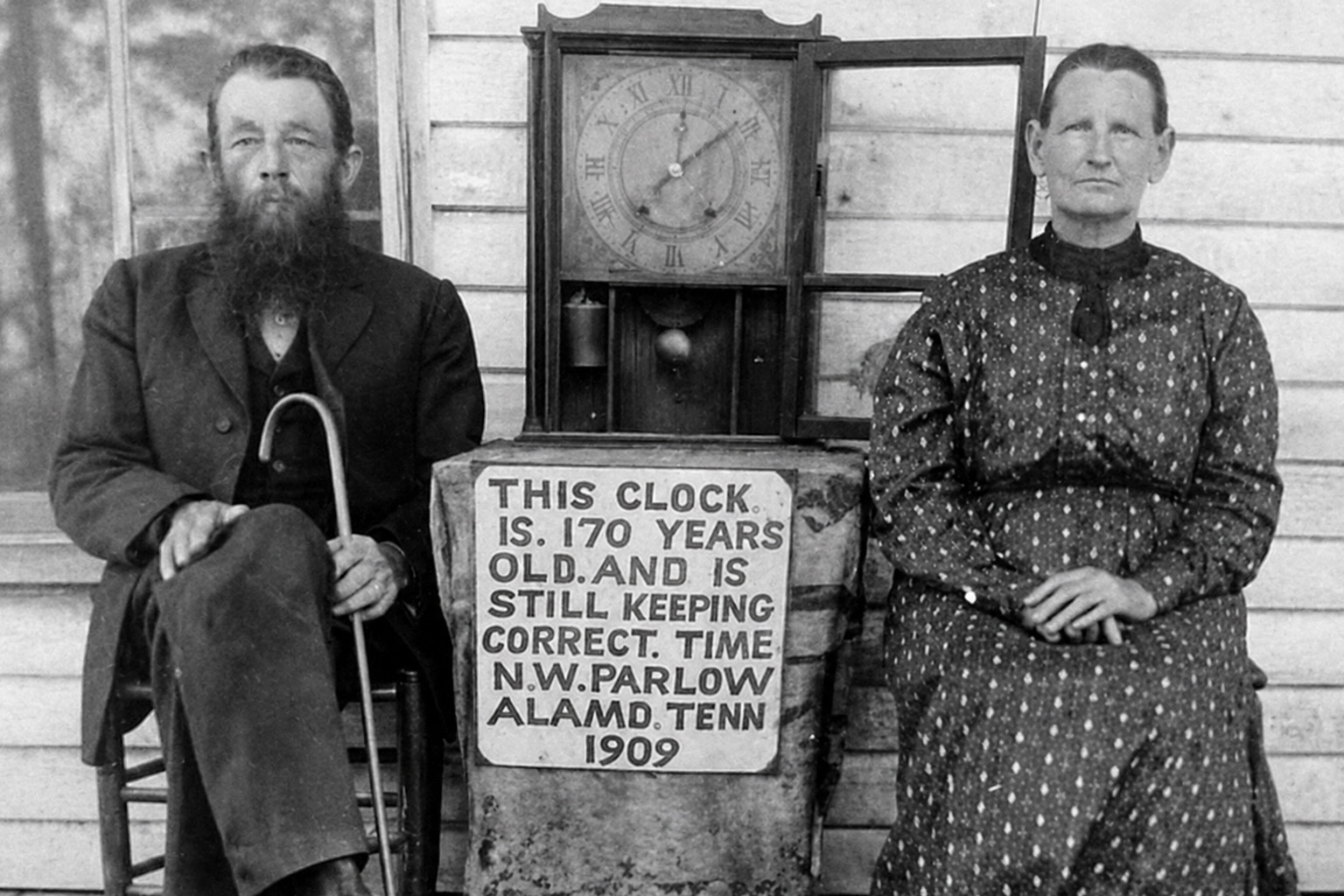 Nathan Washington Parlow and his 170-Year-Old Clock
